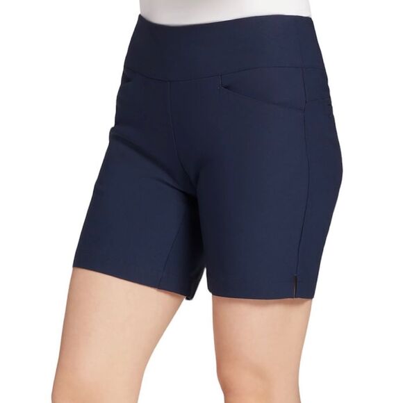 Lady Hagen Navy 7'' Golf Shorts Size S - Picture 1 of 8